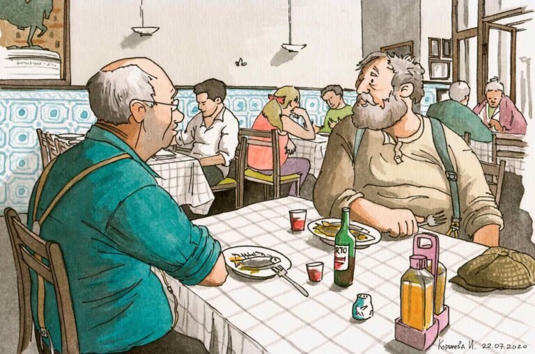 Almoço de amigos